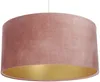 BPS Koncept 0E0-151-60 Hängeleuchte GLAMOUR Samtstoff auf PVC-Basis rosa, gold 1xE27 60W H:112 Ø60cm dimmbar Bild 2