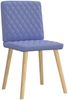vidaXL Esszimmerstühle 4 Stk. Jeansblau Stoff 3315231 Bild 3
