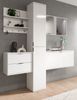 Garderobe Set 5-teilig SystemX in weiß Hochglanz 174 cm Bild 5