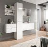 Garderobe Set 5-teilig SystemX in weiß Hochglanz 174 cm Bild 2