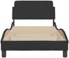 vidaXL Bettgestell Dover Schwarz 90x190 cm Samt 373322 Bild 4