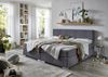 Familien-Boxspringbett >Moonlite< inkl. Topper - H2/H3 wendbar - 240x200 cm Bild 2