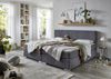 Familien-Boxspringbett >Moonlite< inkl. Topper - H2/H3 wendbar - 240x200 cm Bild 3