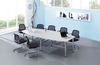 Konferenztisch KT28C 280x130cm Weiß 6-Fuß Gestellfarbe: Chrom Bild 2