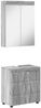 vidaXL Badezimmermöbel-Set TULUM 2 pcs Graues Sonoma 60 x 34 x 63 cm 3398020 Bild 2