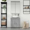 vidaXL Badezimmermöbel-Set TULUM 2 pcs Graues Sonoma 60 x 34 x 63 cm 3398020 Bild 4