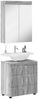 vidaXL Badezimmermöbel-Set TULUM 2 pcs Graues Sonoma 60 x 34 x 63 cm 3398020 Bild 3