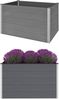 vidaXL Garten-Hochbeet WPC 150x100x91 cm Grau 43610 Bild 2