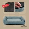 Rohrschneider Tierbett Hundebett Hundekorb Cordstoff, inkl. Gassibeutel Bild 2