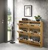 Schuhkipper >See< in Eiche Artisan, Melaminbeschichtet - 116x103x17cm (BxHxT) Bild 5