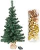 Bambelaa! Weihnachtsbaum Künstlich Mit Beleuchtung Geschmückt Tannenbaum Dekoriert Christbaum Beleuchtet LED 75cm Gold Bild 4