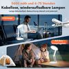 Vivitar LED Schreibtischlampe 3600-mAh Wiederaufladbare, 3600-mAh Tischlampe, klappbar, 300 Lumen, 4000 K natürliches Licht, Tageslichtweiß, 10 Helligkeitsstufen, Touch-Dimmer, Speicherfunktion, augenschonendem Bild 3