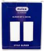 Mulex Glas 4-Teilig Quadratische Glas Japanische Getränkebecher Borosilikatglas Cocktail, Borosilikatglas, Hitzebeständig 400 ml Bild 5