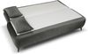 Schlafsofa mit Bettkasten (B/H/T: 210x103x90 cm) in Grau-Beige Bild 4