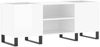 vidaXL Plattenschrank Hochglanz-Weiß 121x38x48 cm Holzwerkstoff 831686 Bild 2