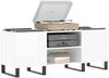 vidaXL Plattenschrank Hochglanz-Weiß 121x38x48 cm Holzwerkstoff 831686 Bild 3