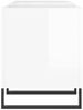 vidaXL Plattenschrank Hochglanz-Weiß 121x38x48 cm Holzwerkstoff 831686 Bild 5