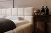 GRAINGOLD Alicante Doppelbett 180x200, Polsterbett mit Bettkasten, Velour-Stoff, Beige Bild 5