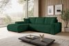 storez24 Ecksofa Nelly, mit Bettkasten und Schlaffunktion, Cordstoff, L-Form, bequem Bild 2