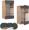 Küchenglasschrank Fame-Line Anthrazit-Gold 40 cm Vicco Bild 5