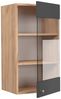 Küchenglasschrank Fame-Line Anthrazit-Gold 40 cm Vicco Bild 4
