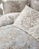 Satin-Doppelbettbezug-Set (DE), 'Terry', Beige, Hellblau, Creme Bild 2