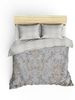 Satin-Doppelbettbezug-Set (DE), 'Terry', Beige, Hellblau, Creme Bild 3