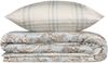Satin-Doppelbettbezug-Set (DE), 'Terry', Beige, Hellblau, Creme Bild 4