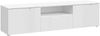 Forte 'Sienna' Lowboard, TV Unterschrank, weiß Hochglanz, 170x43 cm Bild 3