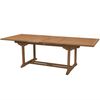 Esstisch ausziehbar Parma Teak Massivholz - Breite: 120 cm - Länge: 120 bis 170 cm Bild 4