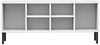 vidaXL Schuhregal OSLO mit Metallbeinen Weiß 106x35x45 cm Massivholz 350996 Bild 4