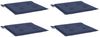 vidaXL Palettenkissen 4 Stk. Marineblau 50x50x4 cm Oxford-Gewebe 378428 Bild 3