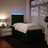 vidaXL Boxspringbett mit Matratze Dunkelgrün 80x200 cm Samt 3294493 Bild 4