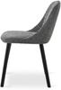 GOEURVANT 993 Esszimmerstühle 4er-Set, Chenille - Schiefergrau Bild 4