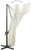 vidaXL Ampelschirm mit Doppeldach Sand 400 x 300 cm 312369 Bild 4