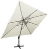 vidaXL Ampelschirm mit Doppeldach Sand 400 x 300 cm 312369 Bild 2