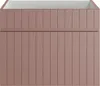 Vente-unique - SATARA Waschbeckenmöbel Holz, Platte Puderrosa - B 46 cm x H 46 cm x L 60 cm Bild 2