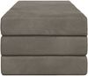 vidaXL Klappsofa Bett 160 x 67 x 45 cm Hellgrau 900280 Bild 4