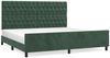 vidaXL Bettgestell ohne Matratze Dunkelgrün 200x200 cm Samt 3125961 Bild 2