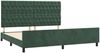 vidaXL Bettgestell ohne Matratze Dunkelgrün 200x200 cm Samt 3125961 Bild 4