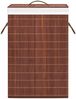 vidaXL Bambus-Wäschekorb mit 2 Fächern Braun 72 L 320747 Bild 4