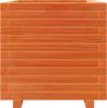 vidaXL Pflanzkübel Wachsbraun 50x50x49,5 cm Massivholz Kiefer 3282516 Bild 5