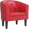 vidaXL Clubsessel Rot Kunstleder 356462 Bild 2