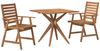 vidaXL 3-tlg. Garten-Essgruppe Massivholz Akazie 3283568 Bild 2