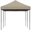vidaXL Pop-Up Partyzelt, faltbar, Stahl / PE, Taupe, ohne Seitenteile, 315 x 580 x 292 cm Bild 5