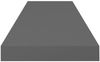 vidaXL Schweberegal Hochglanz-Grau 80x23,5x3,8 cm MDF 323793 Bild 5