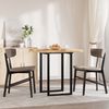 vidaXL Tischplatte Quadratisch 70x70x4 cm Massivholz Akazie 4008715 Bild 3