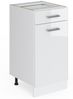 Küchenfront R-Line Weiß Hochglanz 39.6 x 70.8 cm Möbelfront für den Schubunterschrank Vicco Bild 5