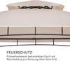 Steakhouse Wings Pavillon 244 x 260 x 152 cm 160 g/m² PE flammhemmend Stahl Beige Bild 4