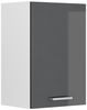 Küchenfront R-Line Anthrazit Hochglanz 39.6 x 59 cm Möbelfront für den Hängeschrank Vicco Bild 5